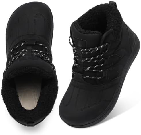 BARERUN Womens Waterproof Winter Snow Boots Lightweight Warm Ankle Booties