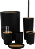 Bathroom Toiletries Six-piece Storage Kit Trash Can Soap Dish Toothbrush Holder