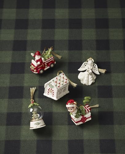Lenox Santa in Fire Truck Christmas Hanging Ornament
