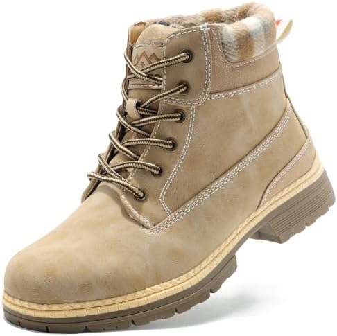 COTTIMO Women's Waterproof Hiking Snow Winter Boots