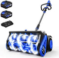Brushless 40V Cordless Snow Shovel, 18" Electric Snow Blower with 2×4.0Ah Batteries & Fast Charger, 30FT Throw Distance for Driveway, Deck, Patio & Walkway