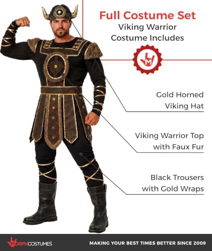 Morph Viking Costume Men, Halloween Costumes for Men