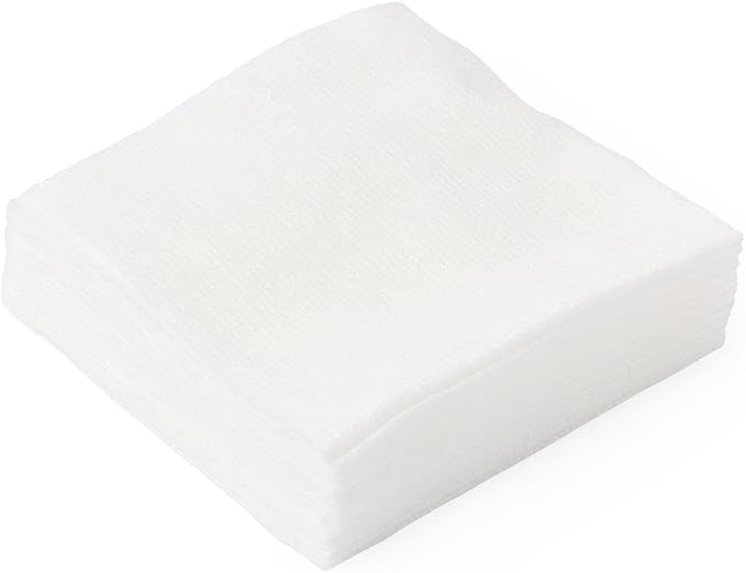 Medline Deluxe Nonwoven Gauze Sponge, 4-Ply, 4 x 4 in, Pack of 2000 | Non-Sterile, Absorbent, Low Linting, Fast-Wicking