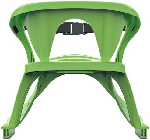 Snow Sled for Kids - SnowCruise Sledge - Toboggan with Pull Rope, Backrest and Safety Belt; Outdoor Plastic Winter Sleigh for Toddlers & Kids