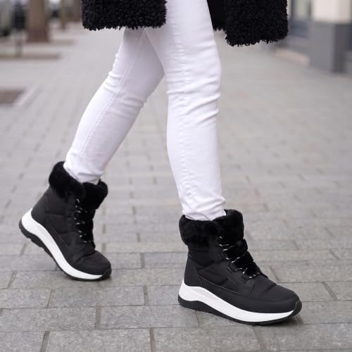 DREAM PAIRS Women's Outdoor Winter Snow Boots