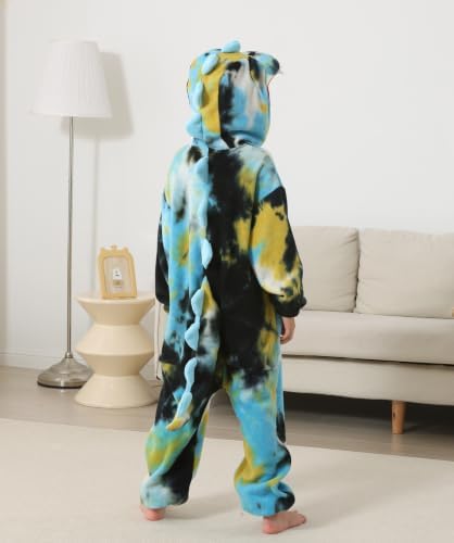 Animal Onesie Pajamas for Kids, Soft Flannel Halloween Cosplay Costume for Boys Girls