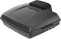 Advanblack Road Glide Tour Trunk Pack Black Quartz Razor Tour Trunk Pack Backrest Pad for '97-'25 Harley Touring Road King Street Glide Electra Glide CVO models