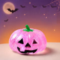 Halloween Decor Squeeze Fidget Toys Ghost Pumpkin Stress Halloween Squishy Toys Pumpkin Skeleton Shape Stress Relief(Pink)