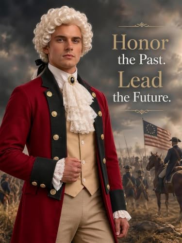 Founding Fathers Costume Set for Men - 7PC Colonial Costume Men