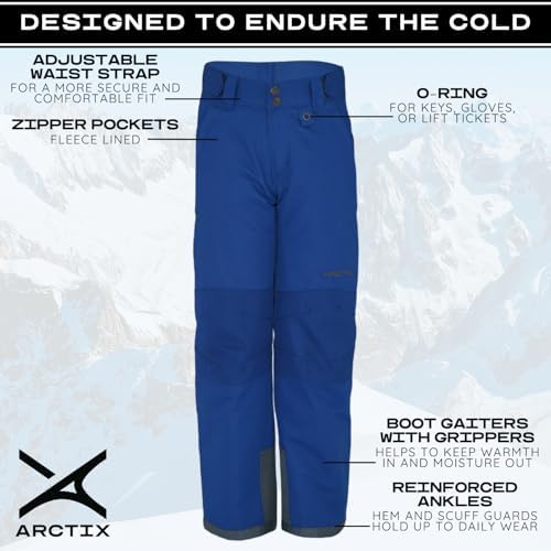 Arctix Kids Snow Pants with Reinforced Knees and Seat