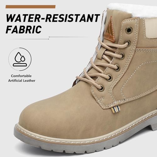 Mishansha Snow Boots for Women Warm Winter Hiking Boots Size 5.5-10.5