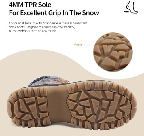 Women Winter Snow Boots | Waterproof Shell | Warm Duck Boots