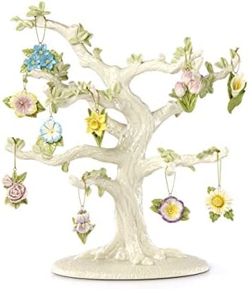 Lenox Celebrate Flowers 10-Piece Mini Hanging Ornament Set