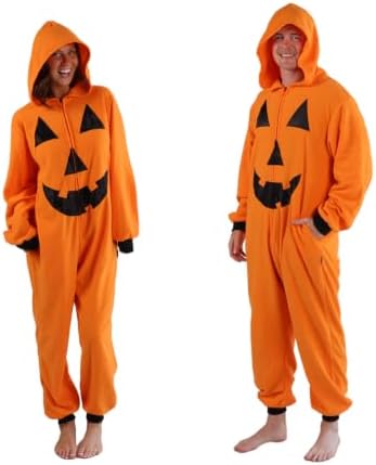 Funziez! Slim Fit Adult Onesie - Animal Costume - Plush Unisex Halloween One Piece Cosplay Suit for Women and Men