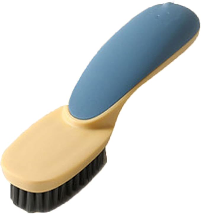 Scrubbing Brush Hard Bristle Laundry Clothes Shoes Scrub Brush Portable Hands Cleaning Brush for Kitchen Bathroom (Color : Blue)