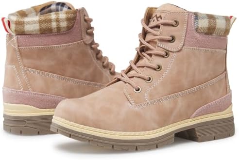 COTTIMO Women's Waterproof Hiking Snow Winter Boots