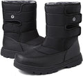 Mens Snow Boots Womens Winter Boots Waterproof Fur Lined Warm Lightweight Ankle Boots High Top Slip On Anti-Slip Casual Outdoor Shoes Booties