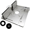 Router Table Insert Plate, Aluminum Alloy 2 in 1 Woodworking Bench Flip Board for Electric Routing Trimming Machine
