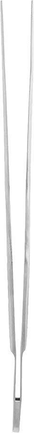 Mercer Culinary 18-8 Stainless Steel Precision Plus Chef Plating Tong, Offset, 6-1/2 Inch