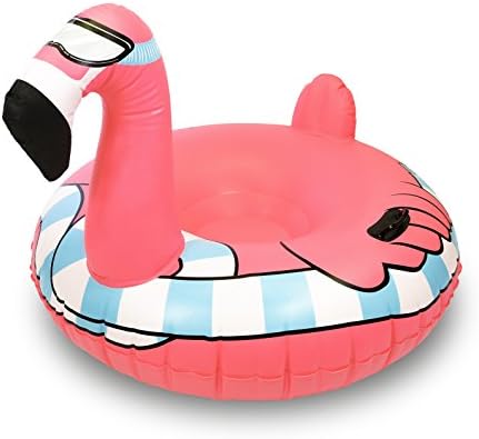 GoFloats Winter Snow Tubes - Choose from Unicorn, Disney's Frozen, Ice Dragon, Polar Bear, Penguin, Flamingo - Inflatable Sled for Kids and Adults