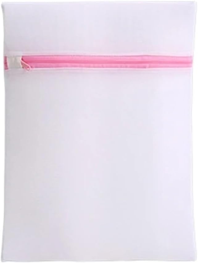 Zipped Laundry Bags Reusable Washing Machine Clothing Care Washing Mesh Net(1pcs a)