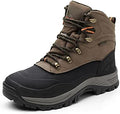 NORTIV 8 Men's Waterproof Hiking Winter Snow Boots