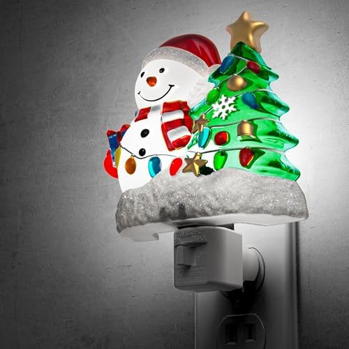 L LOHAS LED Christmas Night Lights Plug into Wall, 5000K Daylight