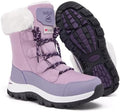 EARLDE Women's Snow Boots Waterproof Mid-Calf Winter Boots