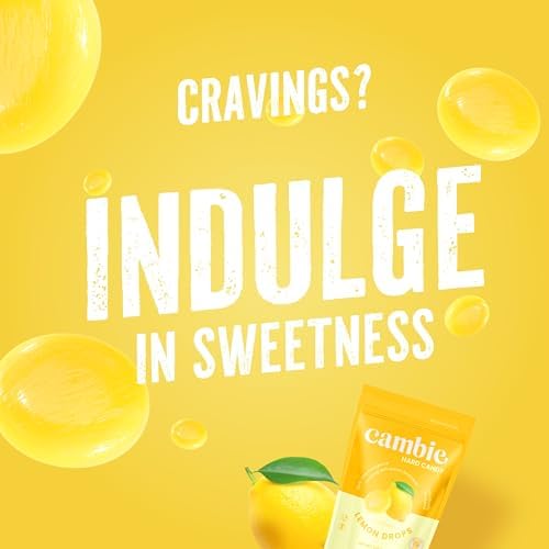 Cambie Lemon Drops Hard Candy Individually Wrapped - 1 lb Lemon Candy