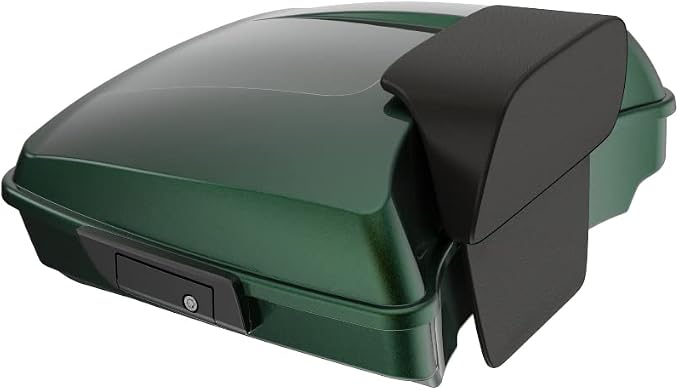 Advanblack Road Glide Tour Trunk Pack Hard Candy Chameleon Razor Tour Trunk Pack Backrest Pad for '97-'25 Harley Touring Road King Street Glide Electra Glide CVO models