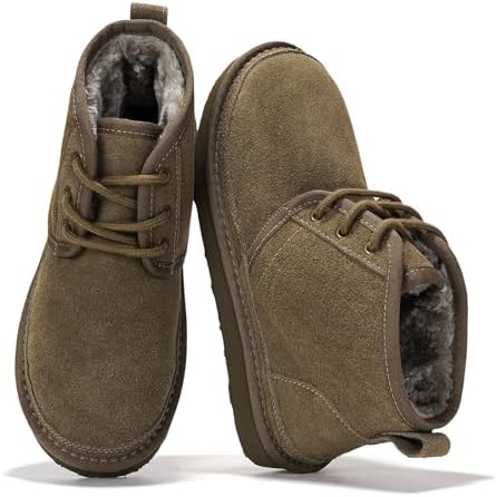Project Cloud 100% Genuine Leather Ankle Boots for Women Chukka Booties