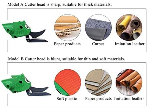 MXBAOHENG Blunt Blade Cutting Head for Wbt-2 Fabric Electric Scissors Cloth Cutter (Model B)