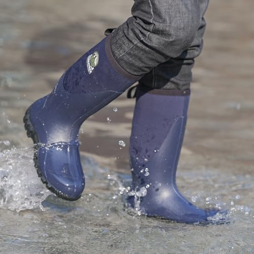 Men's Waterproof Rubber Mud Boots, 6mm Neoprene