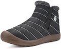 Eagsouni Womens Mens Snow Boots Winter Slip On Shoes