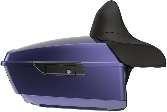 Advanblack 2026 Road Glide Tour Trunk Pack Purple Abyss King Tour Trunk Pack+Wrap-Around Backrest Pad Fits For Harley Touring CVO Road King Street Glide Electra Glide Ultra Limited 1997-2026