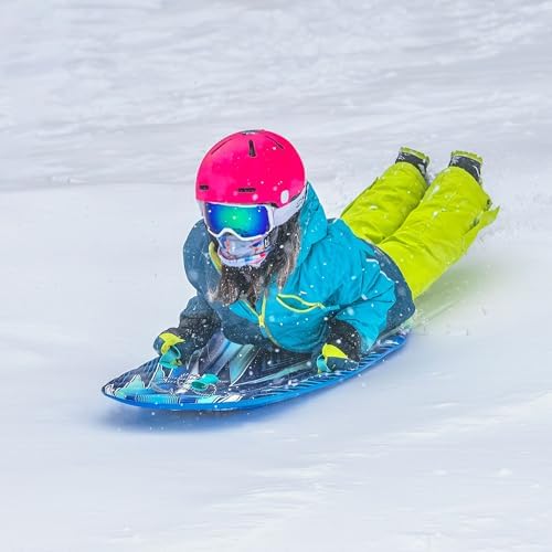 Artikfun 36in Winter Foam Snow Sled with Tow Rope and Handles