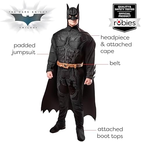Batman Deluxe Muscle Chest Costume Adult Plus