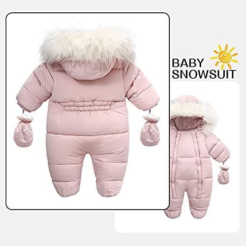 Baby Girls Winter Snowsuits Toddler Jackets For Boy Infant Jumpsuit