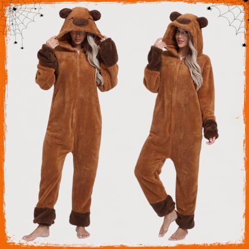Adult Onesie Pajamas Animal One Piece Costume Halloween Cosplay for Women Men
