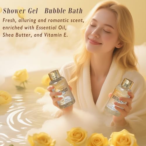 24Pcs Birthday Gifts - Happy Birthday Presents Bath Spa Gift Set for Women