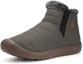 Eagsouni Womens Mens Snow Boots Winter Slip On Shoes