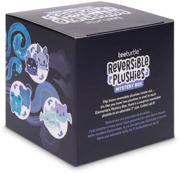 TeeTurtle Elements Series Reversible Plushie 3 Inch Mystery Box