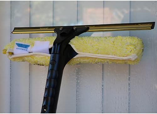 Ettore 71180 Backflip Window Squeegee, 18 Inch, Gold, Black