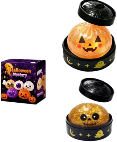 Halloween Dumpling Squishy Stress Relief Fidget Toys，#06-2pcs-3.35in