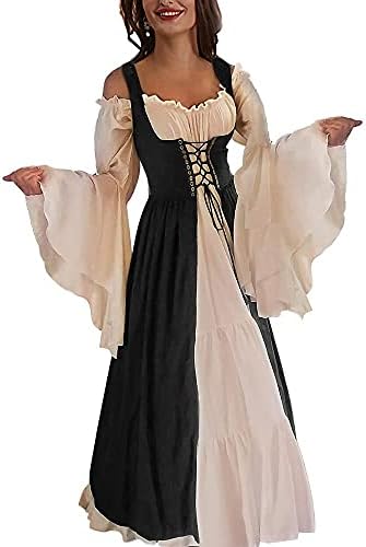 ABaoWedding Womens's Medieval Renaissance Costume Cosplay Over Dress