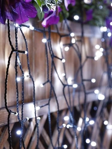 Solar Christmas Lights Outdoor 6 Pack 228FT 600LED String Lights Cool White