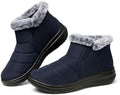 SHIBEVER Winter Snow Boots for Women: Slip On Ankle Fur Lined Warm Boot