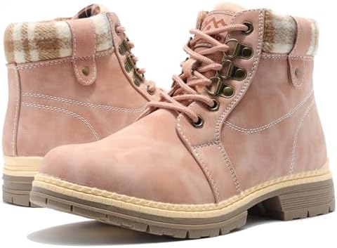 COTTIMO Women's Waterproof Hiking Snow Winter Boots