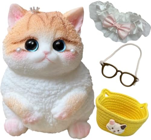 Big Taba Squishy Cat - Jumbo Kawaii Stress Relief Toy (Princess Cat )