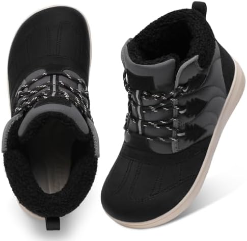 BARERUN Womens Waterproof Winter Snow Boots Lightweight Warm Ankle Booties